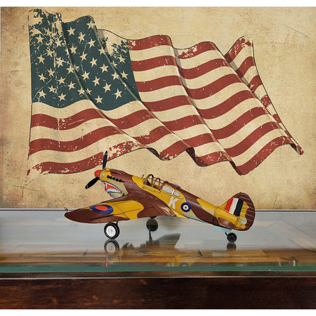 1941 Curtiss Hawk 81A Metal Handmade Scaled Model - Old Modern - ModelCars.com