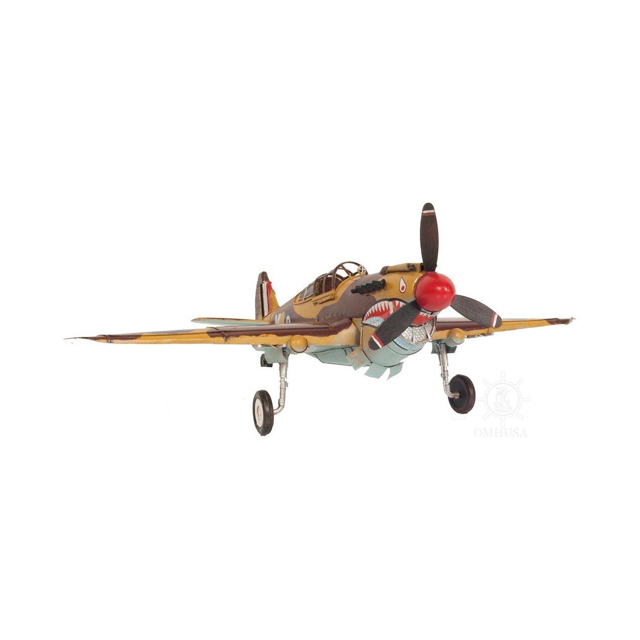 1941 Curtiss Hawk 81A Metal Handmade Scaled Model - Old Modern - ModelCars.com