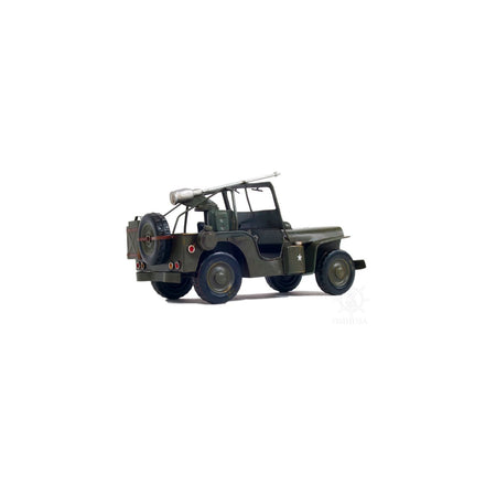 1941 Willys MB Overland Jeep Green Metal Handmade - Old Modern - ModelCars.com