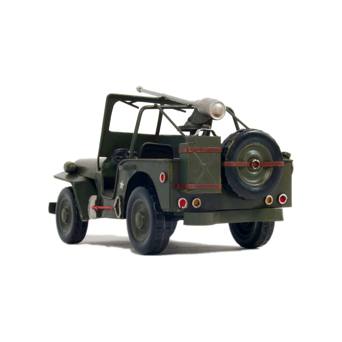 1941 Willys MB Overland Jeep Green Metal Handmade - Old Modern - ModelCars.com
