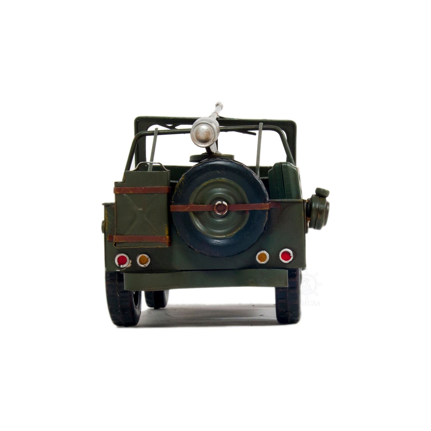1941 Willys MB Overland Jeep Green Metal Handmade - Old Modern - ModelCars.com