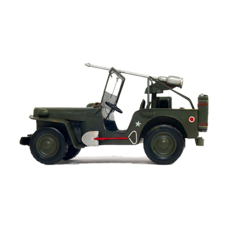 1941 Willys MB Overland Jeep Green Metal Handmade - Old Modern - ModelCars.com
