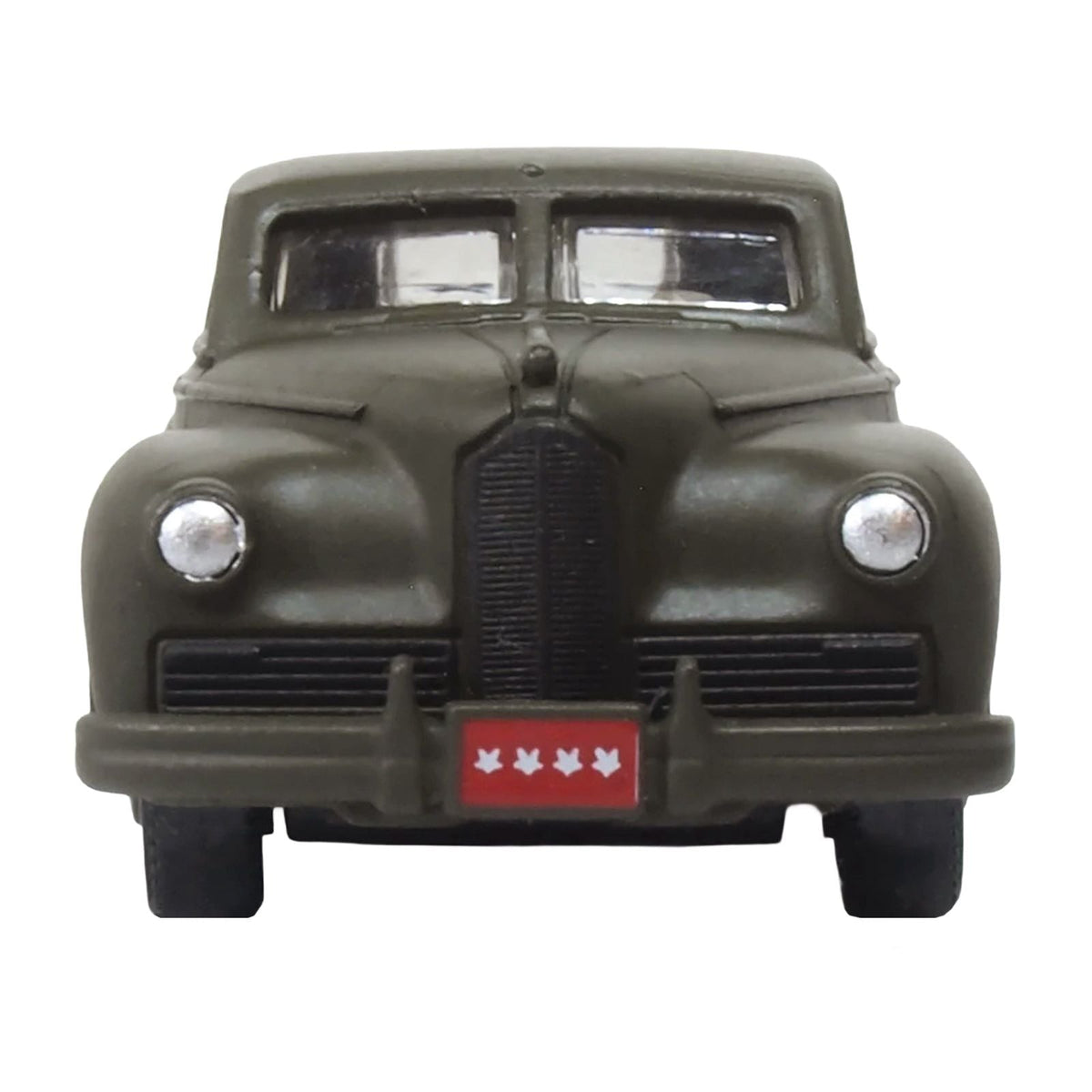 1942 Packard Clipper Touring Sedan "US Army Staff Car" Olive Drab 1/87 (HO) Scale Diecast Model Car by Oxford Diecast-Oxford Diecast-ModelCars.com