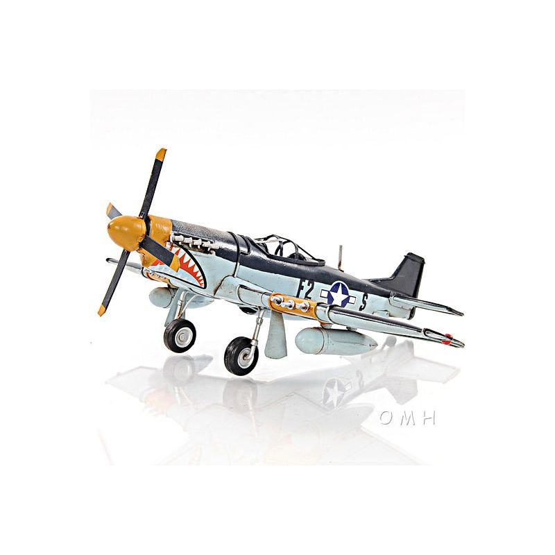 1943 Grey Mustang P51 1:40 - Old Modern - ModelCars.com