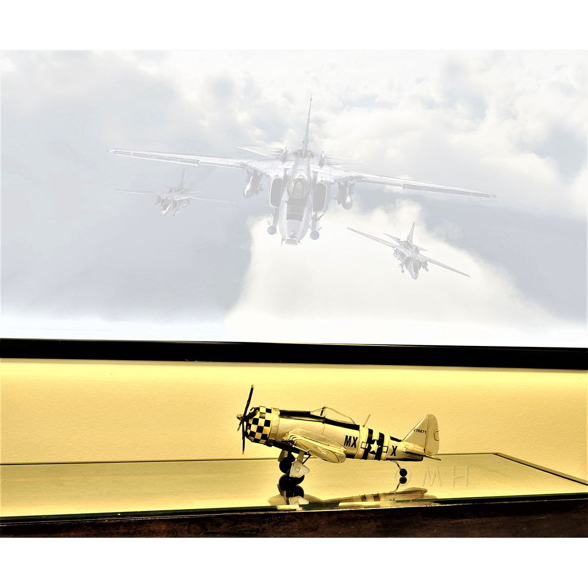 1943 Republic P - 47 Bomber - Fighter - Old Modern - ModelCars.com