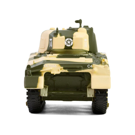 1944 M4 Sherman Tank "U.S. Army 756th Tank Battalion 5th Army C Company Cassino Italy" Camouflage "Battalion 64" Series 5 1/64 Diecast Model Car by Greenlight - Greenlight - ModelCars.com