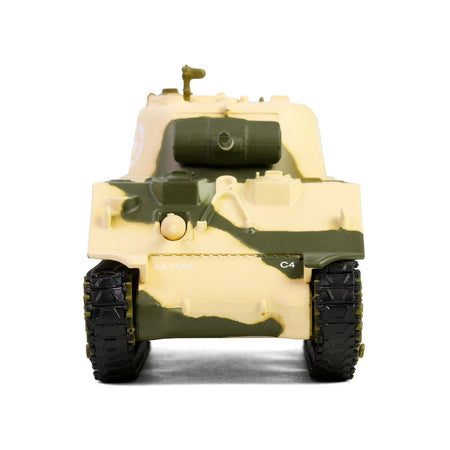 1944 M4 Sherman Tank "U.S. Army 756th Tank Battalion 5th Army C Company Cassino Italy" Camouflage "Battalion 64" Series 5 1/64 Diecast Model Car by Greenlight - Greenlight - ModelCars.com