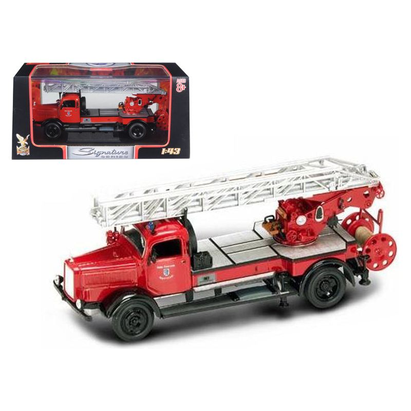 1944 Mercedes Typ L4500F Fire Engine Red 1/43 Diecast Model by Road Signature - Road Signature - ModelCars.com