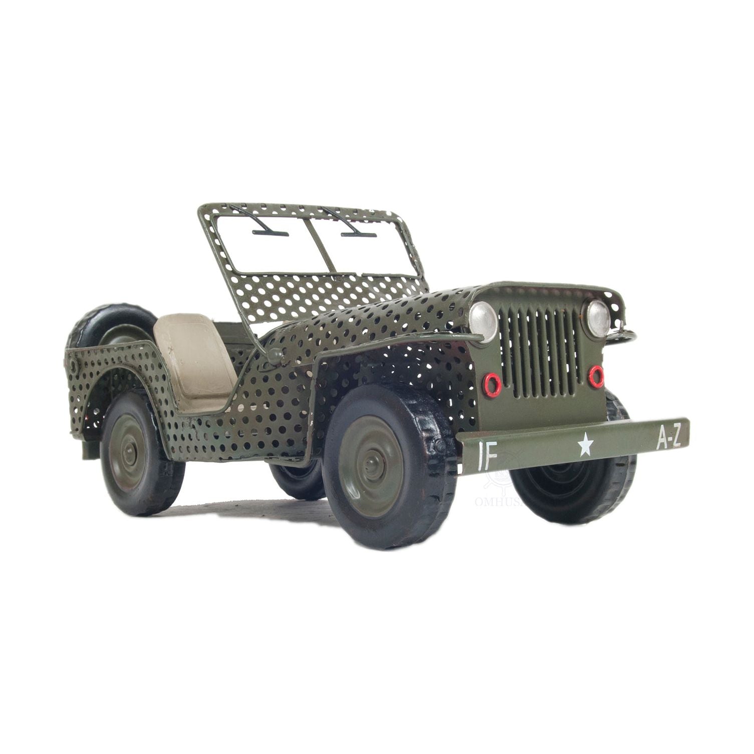 1945 Willys CJ - 2A Overland Open Frame Jeep Model - Old Modern - ModelCars.com