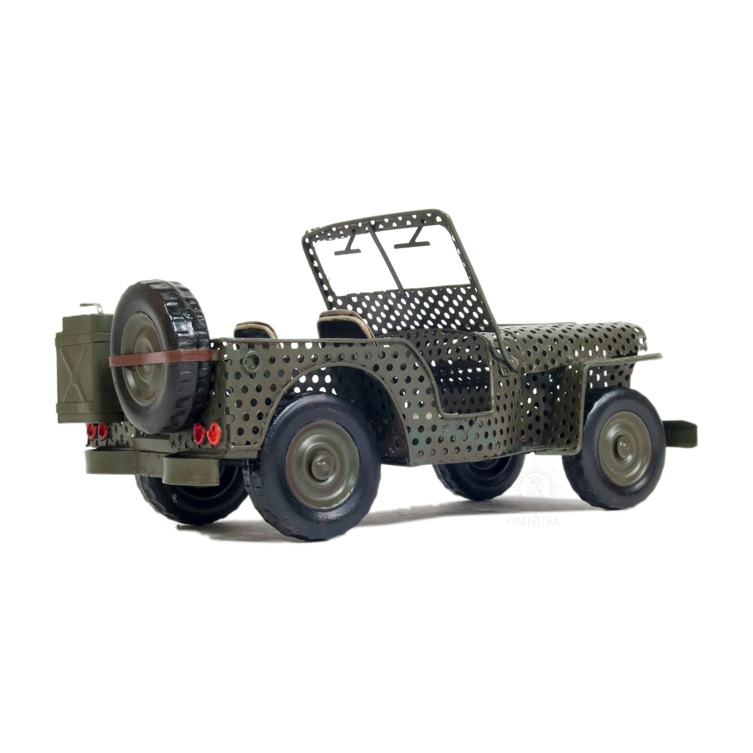 1945 Willys CJ - 2A Overland Open Frame Jeep Model - Old Modern - ModelCars.com