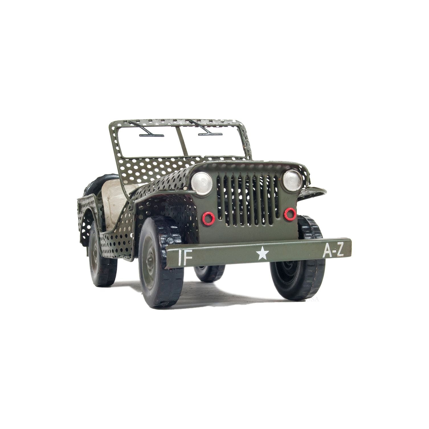 1945 Willys CJ - 2A Overland Open Frame Jeep Model - Old Modern - ModelCars.com