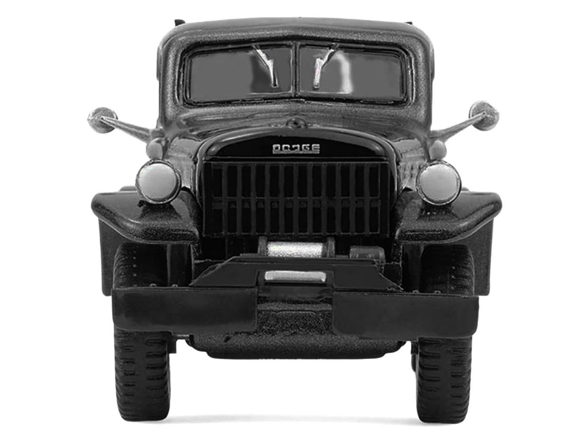 1946 Dodge Power Wagon Fire Truck Black "Black Bandit" Series 30 1/64 Diecast Model Car by Greenlight-Greenlight-ModelCars.com