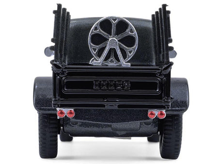1946 Dodge Power Wagon Fire Truck Black "Black Bandit" Series 30 1/64 Diecast Model Car by Greenlight-Greenlight-ModelCars.com