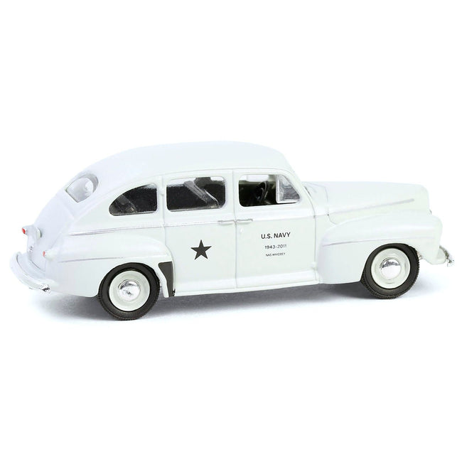 1946 Ford Fordor Super Deluxe "U.S. Navy Staff Car" Matt Light Gray "Battalion 64" Series 5 1/64 Diecast Model Car by Greenlight - Greenlight - ModelCars.com