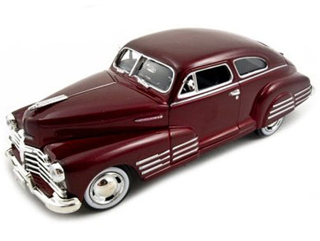 1948 Chevrolet Aerosedan Fleetline Black 1/24 Diecast Model Car by Motormax-Motormax-ModelCars.com