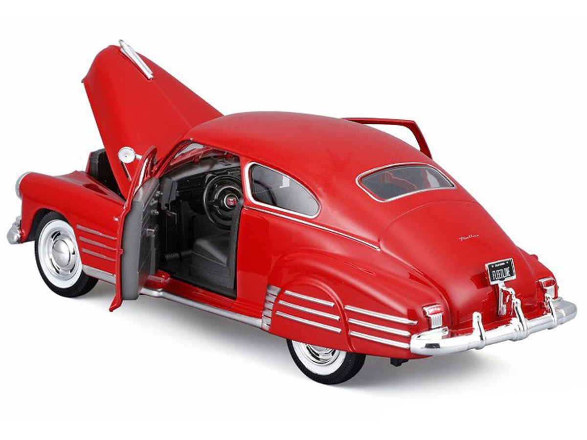 1948 Chevrolet Fleetline Aerosedan Red "Special Edition" Series 1/25 Diecast Model Car by Maisto-Maisto-ModelCars.com