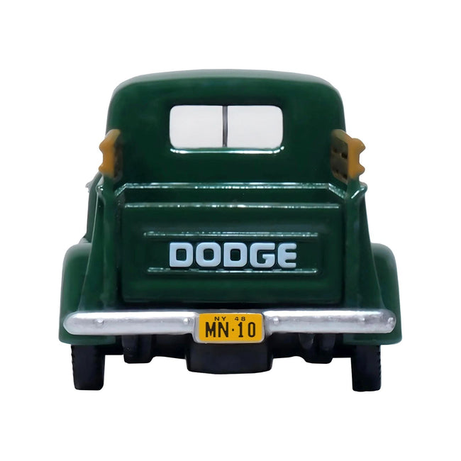 1948 Dodge B-1B Pickup Truck Green "Railway Express Agency" 1/87 (HO) Scale Diecast Model Car by Oxford Diecast-Oxford Diecast-ModelCars.com