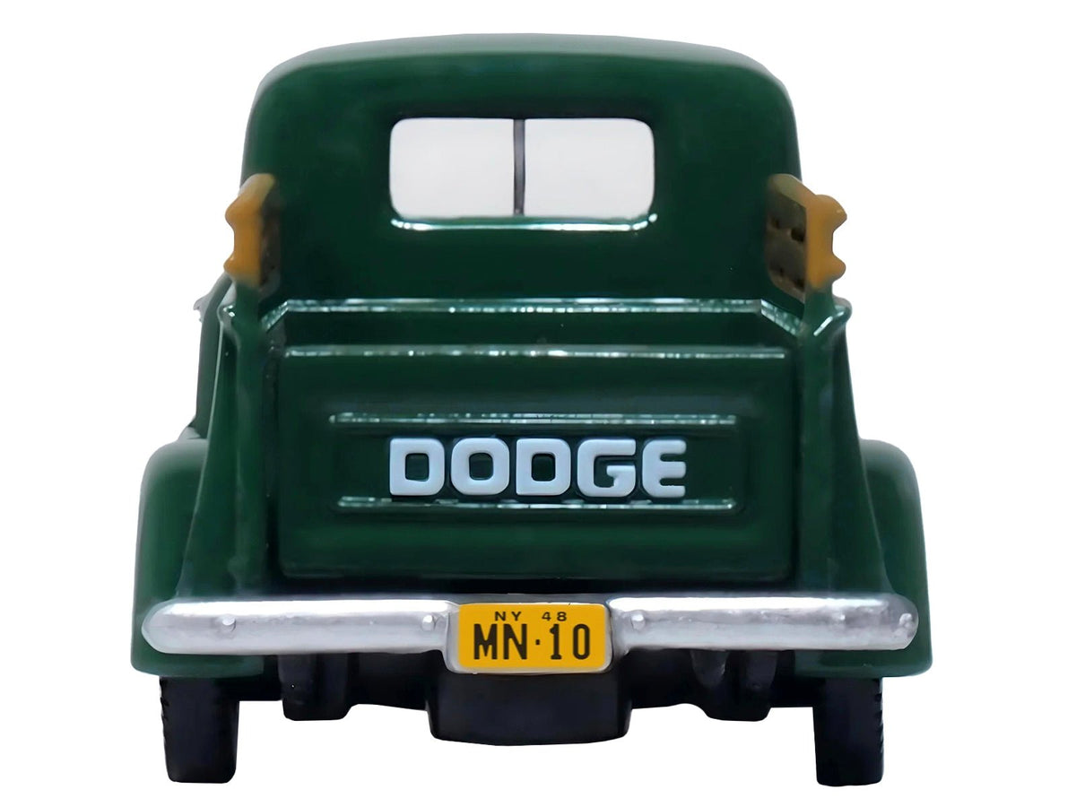 1948 Dodge B-1B Pickup Truck Green "Railway Express Agency" 1/87 (HO) Scale Diecast Model Car by Oxford Diecast-Oxford Diecast-ModelCars.com