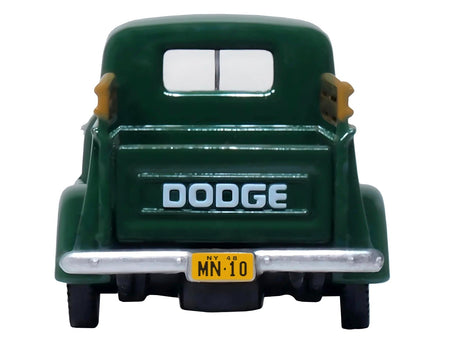 1948 Dodge B-1B Pickup Truck Green "Railway Express Agency" 1/87 (HO) Scale Diecast Model Car by Oxford Diecast-Oxford Diecast-ModelCars.com