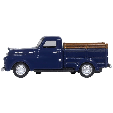 1948 Dodge B - 1B Pickup Truck Waterway Blue 1/87 (HO) Scale Diecast Model Car by Oxford Diecast - Oxford Diecast - ModelCars.com