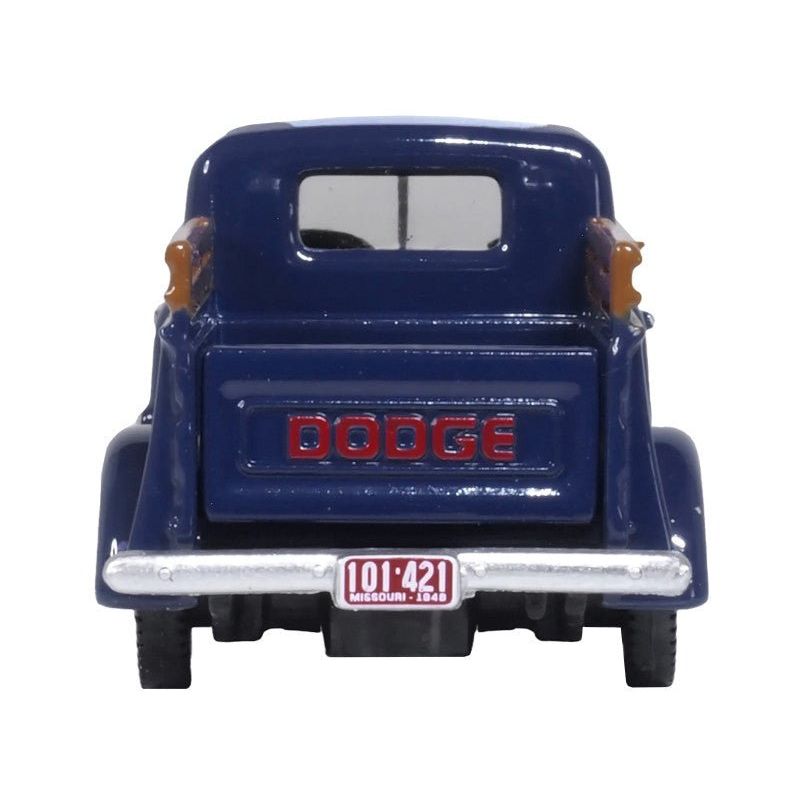 1948 Dodge B - 1B Pickup Truck Waterway Blue 1/87 (HO) Scale Diecast Model Car by Oxford Diecast - Oxford Diecast - ModelCars.com