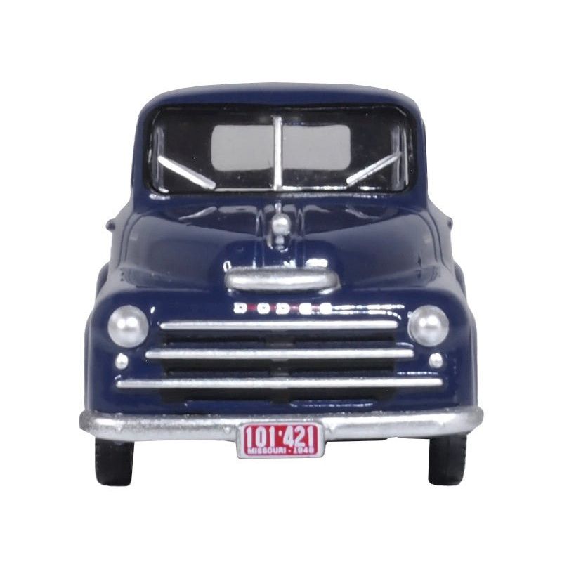 1948 Dodge B - 1B Pickup Truck Waterway Blue 1/87 (HO) Scale Diecast Model Car by Oxford Diecast - Oxford Diecast - ModelCars.com