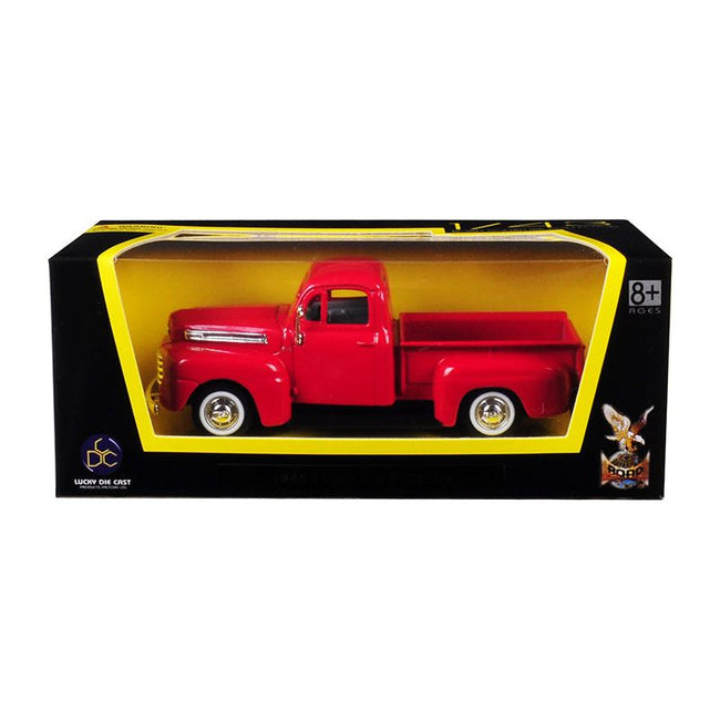 1948 Ford F - 1 Pickup Truck Red 1/43 Diecast Model Car by Road Signature - Road Signature - ModelCars.com