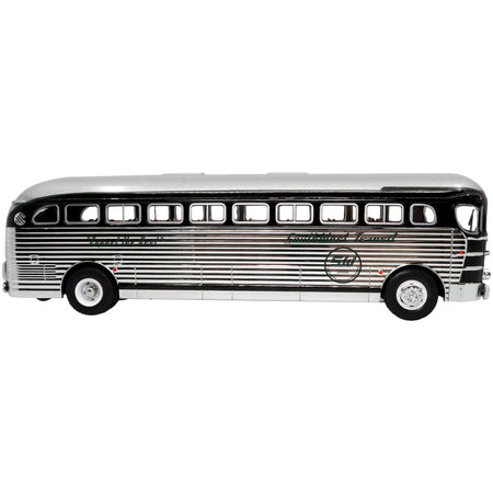 1948 GM PD - 4151 Silversides Coach Bus "Southwest Transit: Expect the Best" "Vintage Bus & Motorcoach Collection" 1/43 Diecast Model by Iconic Replicas - Iconic Replicas - ModelCars.com