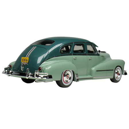 1948 Pontiac 4 Door Sedan Genesee Green 2-Tone with Green Interior Limited Edition to 200 pieces Worldwide 1/43 Model Car by Goldvarg Collection-Goldvarg Collection-ModelCars.com