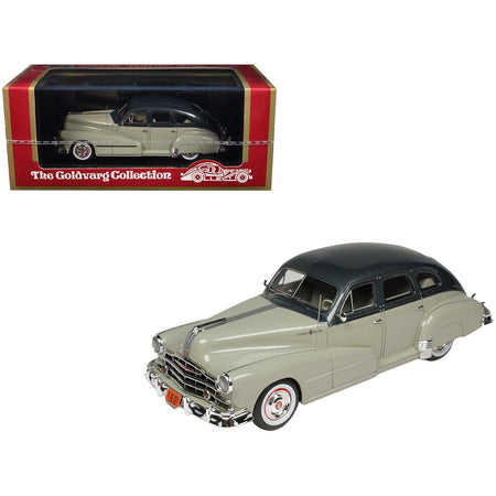 1948 Pontiac 4 Door Sedan Oyster Gray 2-Tone Limited Edition to 200 pieces Worldwide 1/43 Model Car by Goldvarg Collection-Goldvarg Collection-ModelCars.com