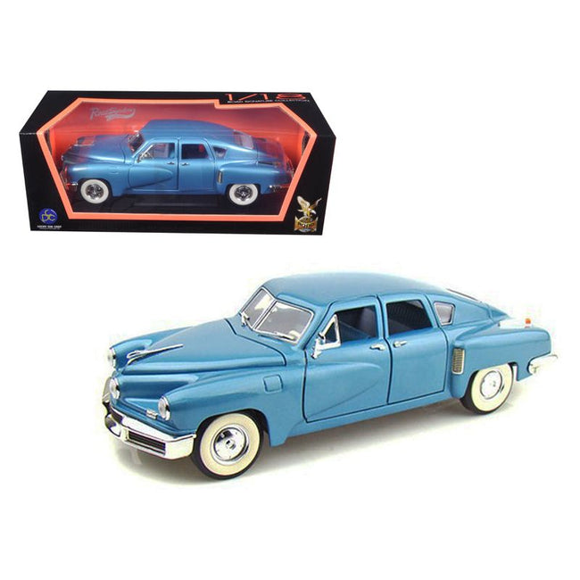 1948 Tucker Torpedo Blue 1/18 Diecast Model Car by Road Signature - Road Signature - ModelCars.com