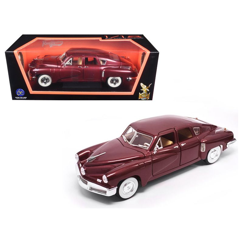 1948 Tucker Torpedo Burgundy 1/18 Diecast Model Car by Road Signature - Road Signature - ModelCars.com