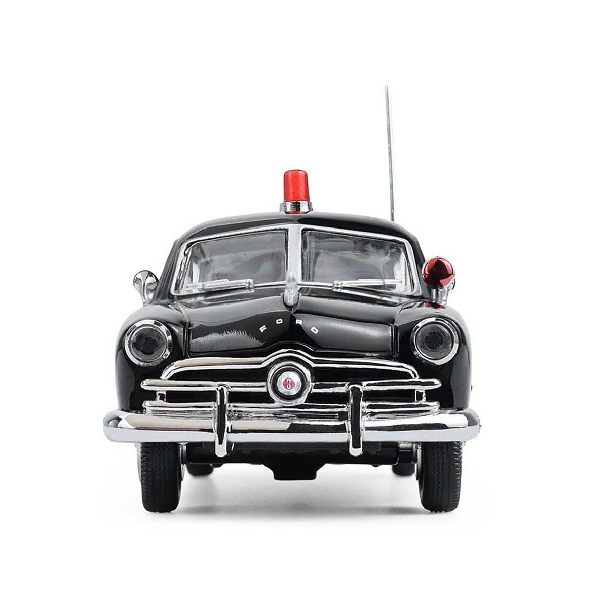 1949 Ford Custom Police Car "LAPD (Los Angeles Police Department)" Black and White 1/43 Diecast Model Car by Greenlight-Greenlight-ModelCars.com