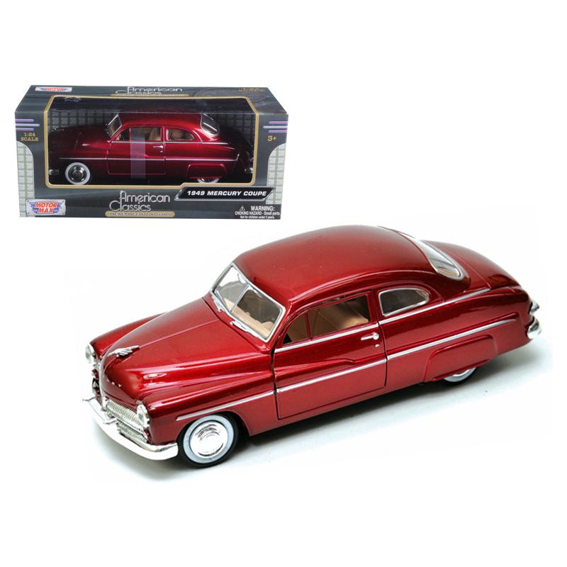1949 Mercury Red 1/24 Diecast Model Car by Motormax - Motormax - ModelCars.com
