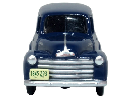 1950 Chevrolet Panel Van Mariner Blue 1/87 (HO) Scale Diecast Model Car by Oxford Diecast-Oxford Diecast-ModelCars.com