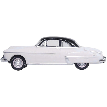 1950 Oldsmobile Rocket 88 Coupe Marol Gray with Black Top 1/87 (HO) Scale Diecast Model Car by Oxford Diecast-Oxford Diecast-ModelCars.com