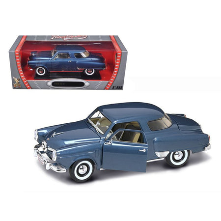 1950 Studebaker Champion Blue Metallic 1/18 Diecast Model Car by Road Signature-Road Signature-ModelCars.com