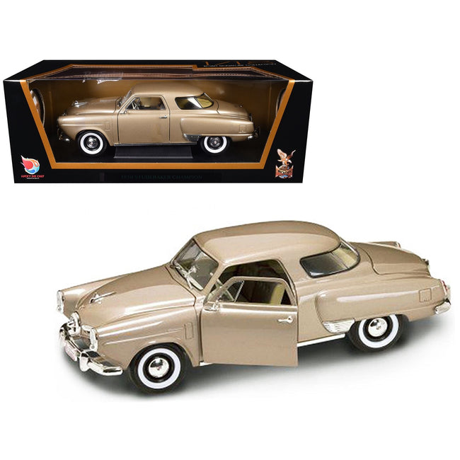 1950 Studebaker Champion Golden Tan 1/18 Diecast Model Car by Road Signature-Road Signature-ModelCars.com
