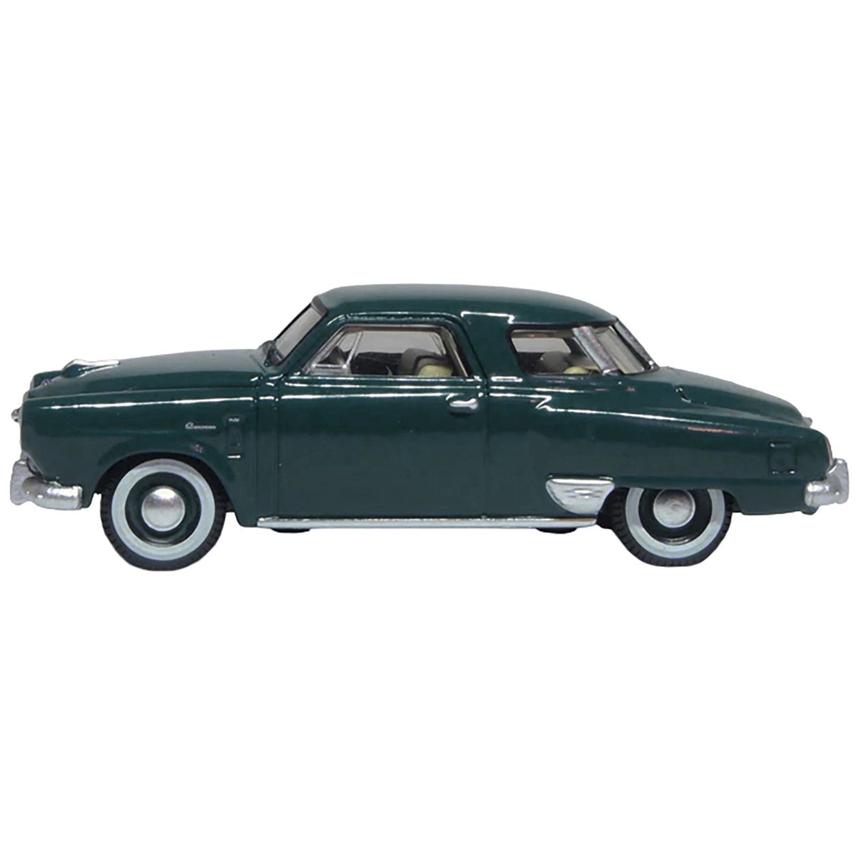1950 Studebaker Champion Starlight Coupe Aqua Green 1/87 (HO) Scale Diecast Model Car by Oxford Diecast-Oxford Diecast-ModelCars.com