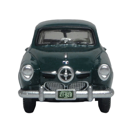 1950 Studebaker Champion Starlight Coupe Aqua Green 1/87 (HO) Scale Diecast Model Car by Oxford Diecast-Oxford Diecast-ModelCars.com