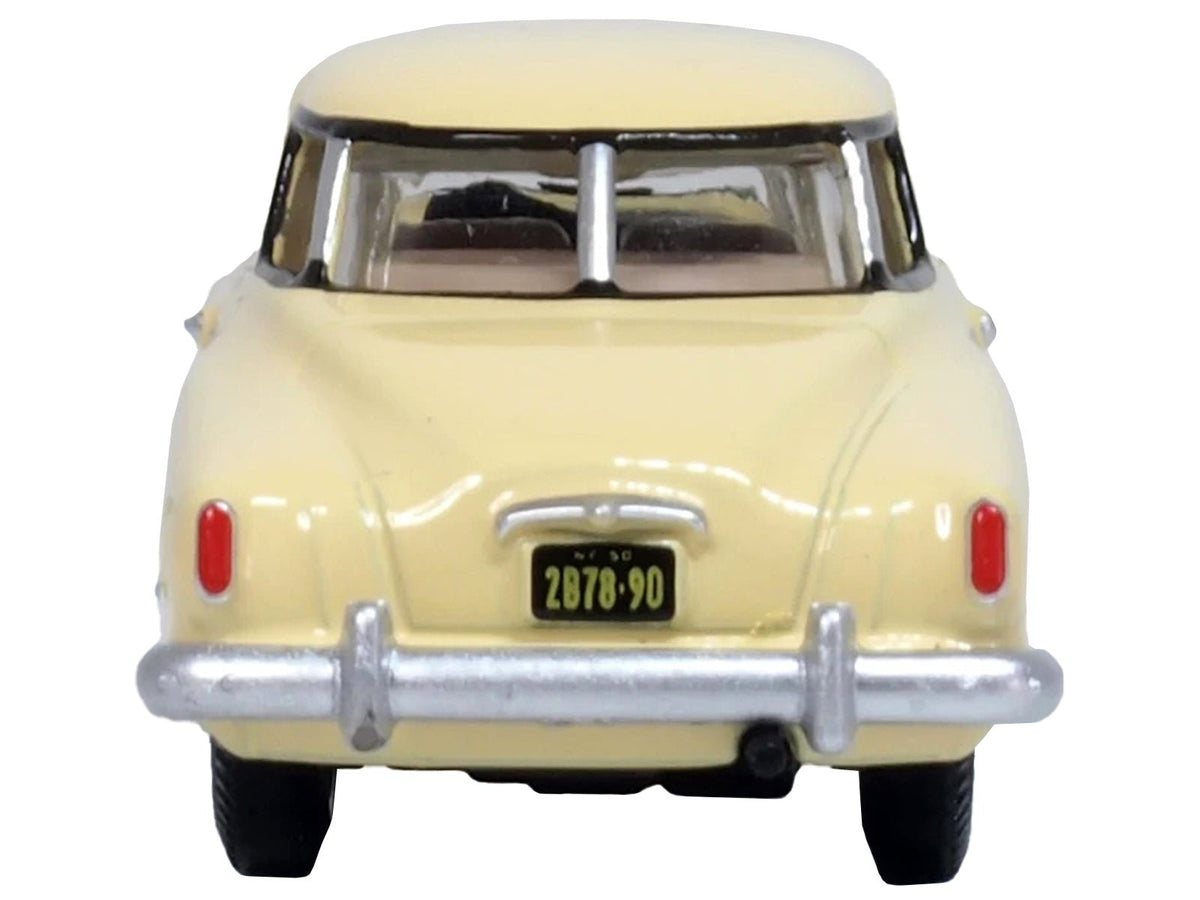 1950 Studebaker Champion Starlight Coupe Tulip Cream 1/87 (HO) Scale Diecast Model Car by Oxford Diecast-Oxford Diecast-ModelCars.com