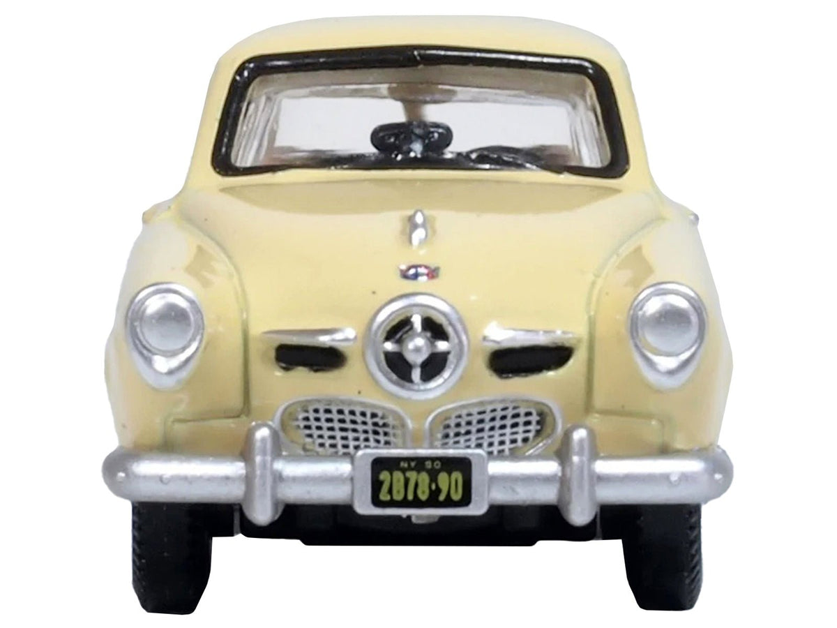 1950 Studebaker Champion Starlight Coupe Tulip Cream 1/87 (HO) Scale Diecast Model Car by Oxford Diecast-Oxford Diecast-ModelCars.com