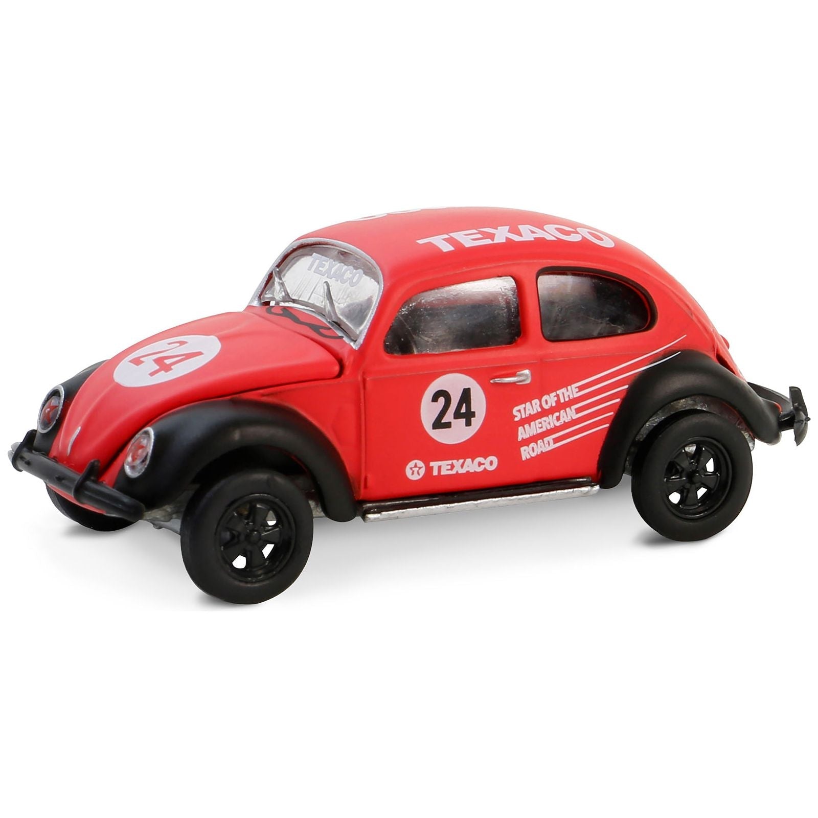 1950 Volkswagen Split Window Beetle 24 Red "Texaco" "Club Vee - Dub" Series 19 1/64 Diecast Model Car by Greenlight - Greenlight - ModelCars.com