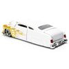 1951 Mercury Coupe White with Gold Flames "Bigtime Muscle" Series 1/24 Diecast Model Car by Jada-Jada-ModelCars.com
