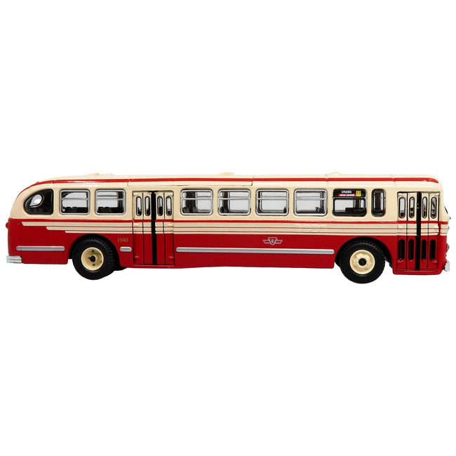 1952 CCF - Brill CD - 44 Transit Bus TTC (Toronto Transit Commission) "Spadina 77 Dupont - Lakeshore" "Vintage Bus & Motorcoach Collection" 1/87 (HO) Diecast Model by Iconic Replicas - Iconic Replicas - ModelCars.com