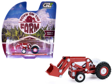 1952 Ford 8N Tractor Red and White "Down on the Farm" Series 11 1/64 Diecast Model by Greenlight-Greenlight-ModelCars.com