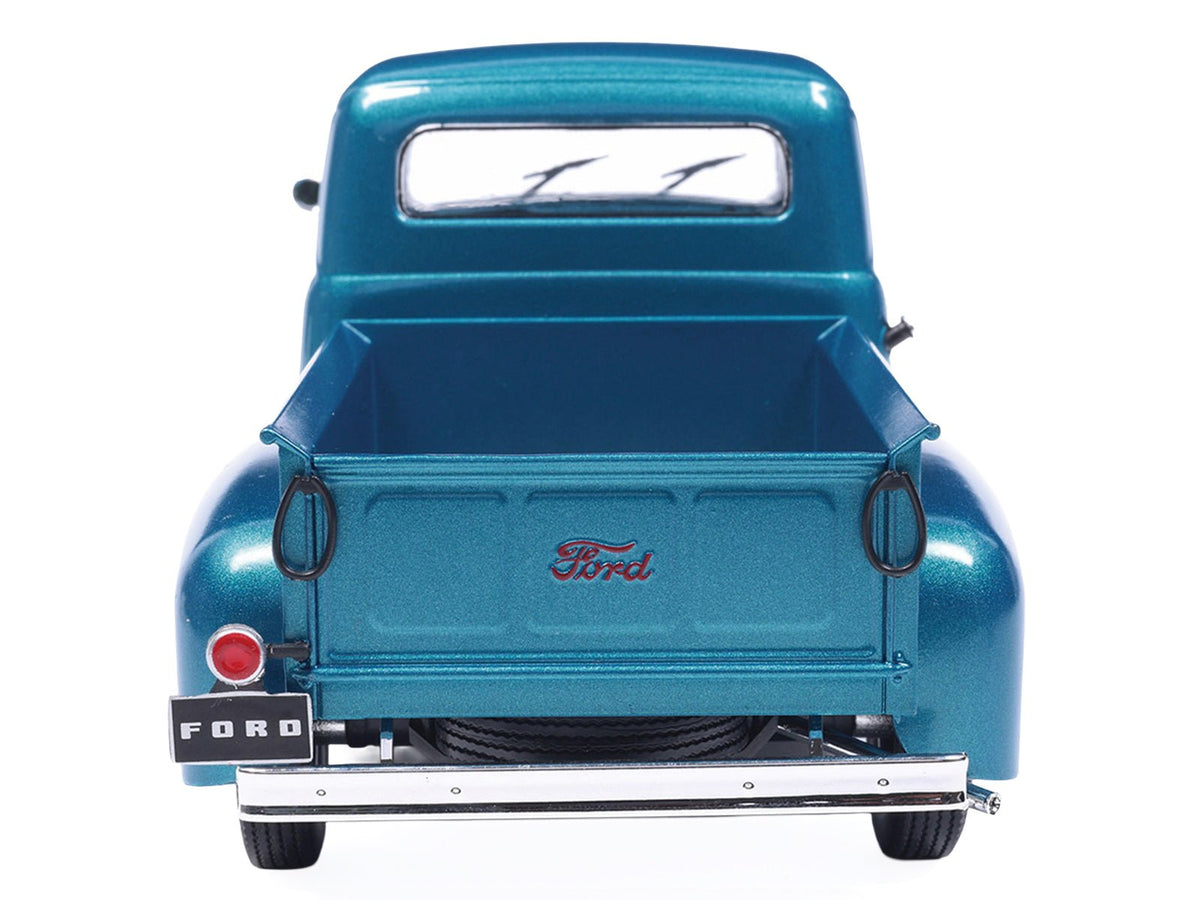 1952 Ford F1 Pickup Truck Blue Metallic 1/24 Diecast Model by IXO Models-IXO-ModelCars.com