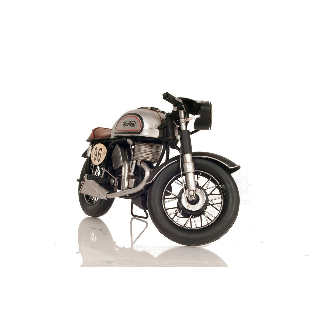 1952 Norton Manx 1:8 Metal Handmade Scaled Model - Old Modern - ModelCars.com