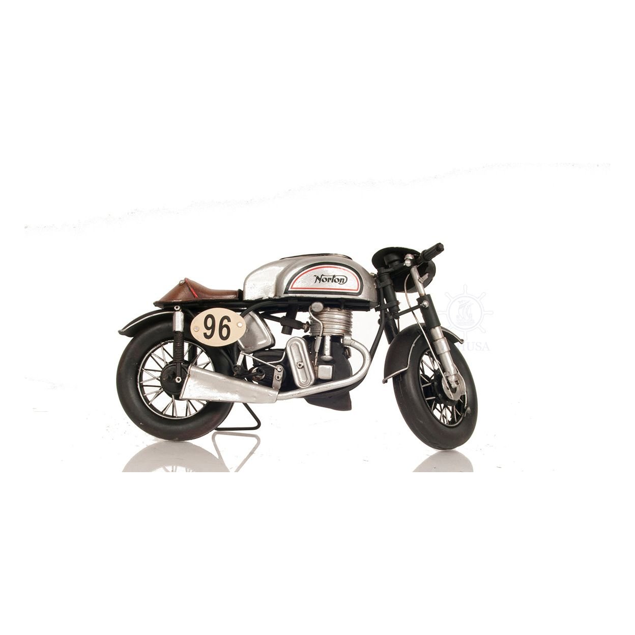 1952 Norton Manx 1:8 Metal Handmade Scaled Model - Old Modern - ModelCars.com