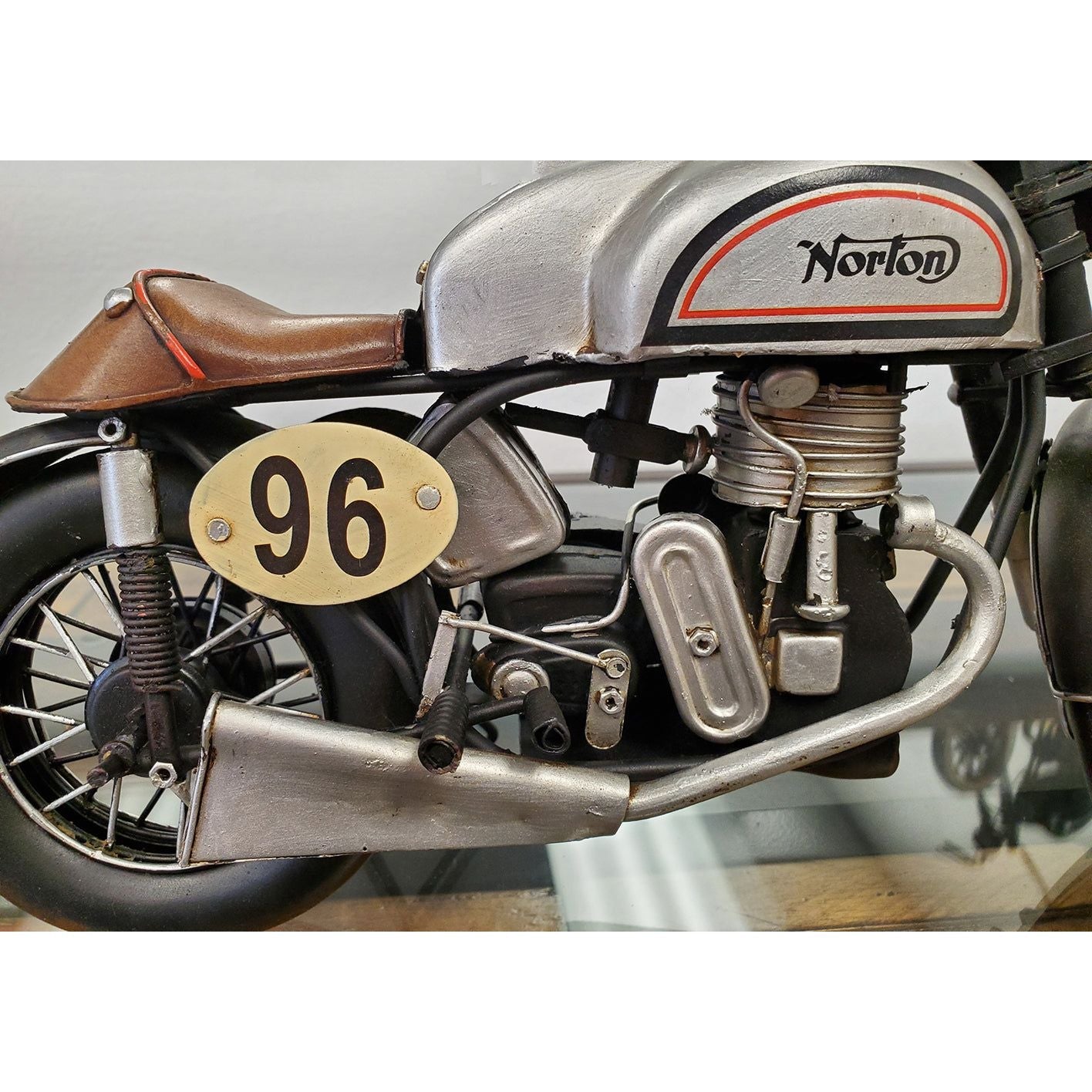 1952 Norton Manx 1:8 Metal Handmade Scaled Model - Old Modern - ModelCars.com